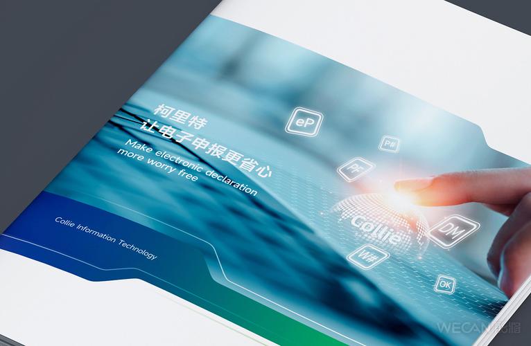 科技信息咨询服务的视觉呈现 软件与IT画册设计策略